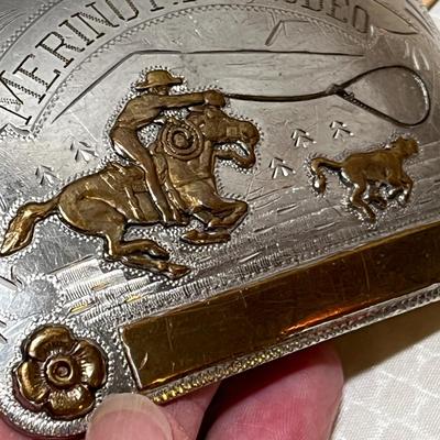 Lot 395 Rodeo Calf Roping Buckle award