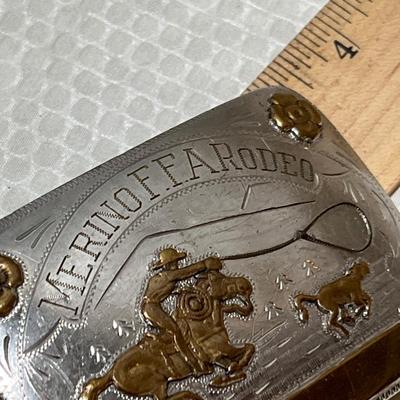 Lot 395 Rodeo Calf Roping Buckle award