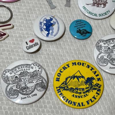 Lot 403 Pinback Buttons Colorado