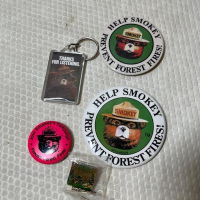 Lot 405 Smokey the Bear items