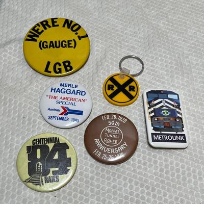 Lot 408 Railroad Buttons