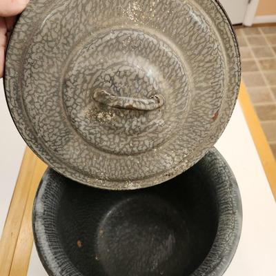 3 piece Enamelware Lot