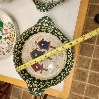 Mixed lot Bowls, Ovenware , Cups, Relish tray