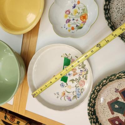 Mixed lot Bowls, Ovenware , Cups, Relish tray