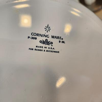 Lot of Corning Ware Bowls, Dishes, Hot Plates,