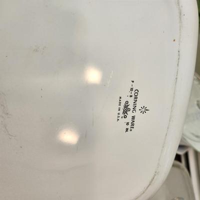 Lot of Corning Ware Bowls, Dishes, Hot Plates,