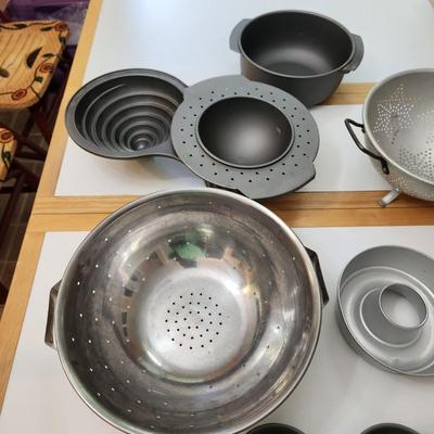 Lot of Cooking Baking pans utensils