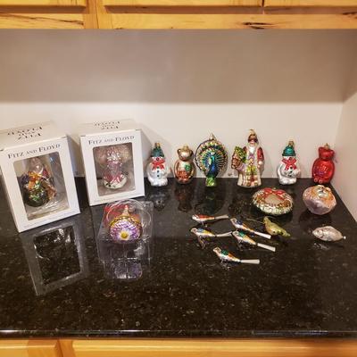 Fitz and Floyd Christmas Ornaments (LLR-KD)