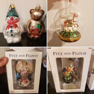 Fitz and Floyd Christmas Ornaments (LLR-KD)