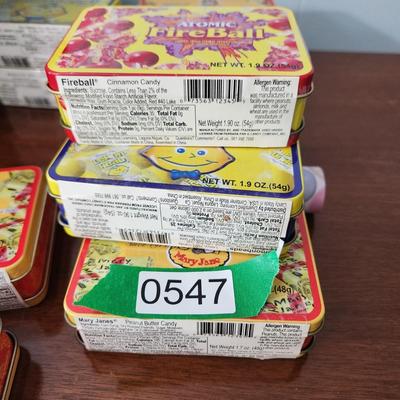 lot of Mini Candy Lunchboxes Mary Jane Fireball, Warheads