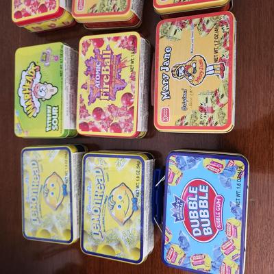 lot of Mini Candy Lunchboxes Mary Jane Fireball, Warheads