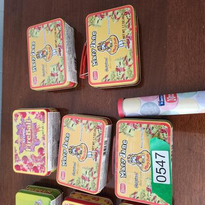 lot of Mini Candy Lunchboxes Mary Jane Fireball, Warheads