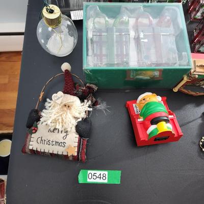 Large Christmas Lot of Gift Boxes, Decorations Baltimore Raven