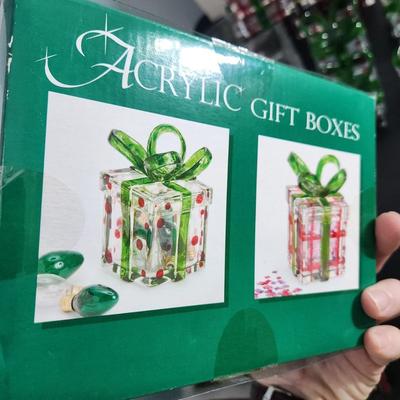Large Christmas Lot of Gift Boxes, Decorations Baltimore Raven