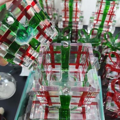 Large Christmas Lot of Gift Boxes, Decorations Baltimore Raven