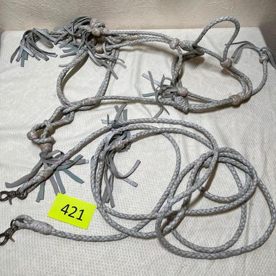 Lot 421 Leather rope