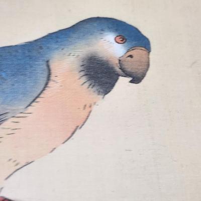 3 Pieces Wall Art Bald Eagle, 2 Parrots