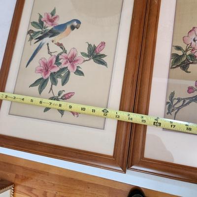 3 Pieces Wall Art Bald Eagle, 2 Parrots