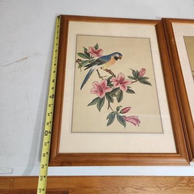 3 Pieces Wall Art Bald Eagle, 2 Parrots