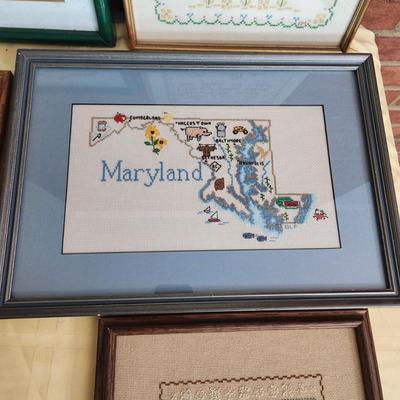 lot of 8 Pieces of Wall Art Girl Scouts