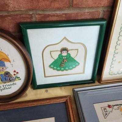lot of 8 Pieces of Wall Art Girl Scouts