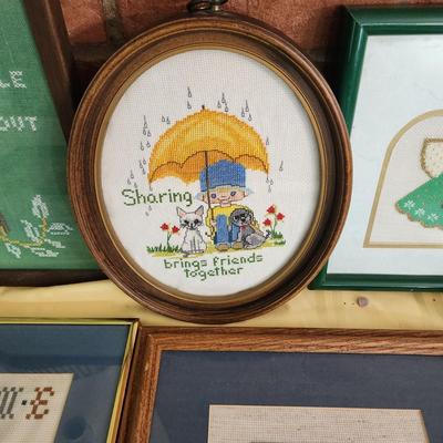 lot of 8 Pieces of Wall Art Girl Scouts
