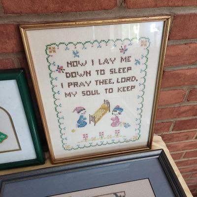 lot of 8 Pieces of Wall Art Girl Scouts