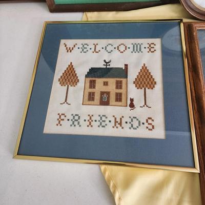lot of 8 Pieces of Wall Art Girl Scouts