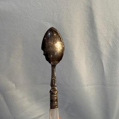 Mother of Pearl Serving Utensils and Antler Carving Set (K-DZ)