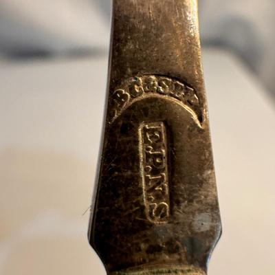 Mother of Pearl Serving Utensils and Antler Carving Set (K-DZ)