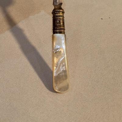Mother of Pearl Serving Utensils and Antler Carving Set (K-DZ)