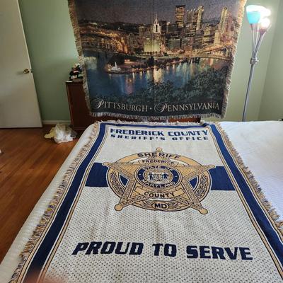 Frederick County Sheriffs Office Pittsburgh Pa. Rug Blanket Throw