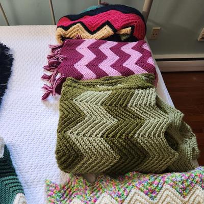 Lot of 8 Coverlets
