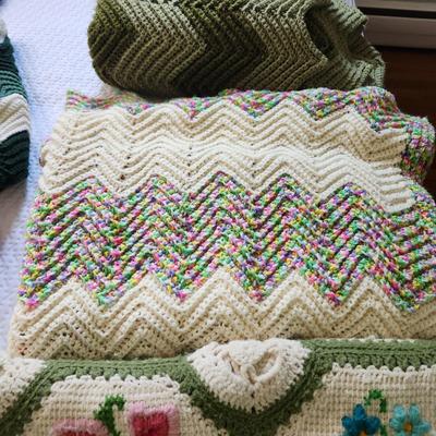 Lot of 8 Coverlets