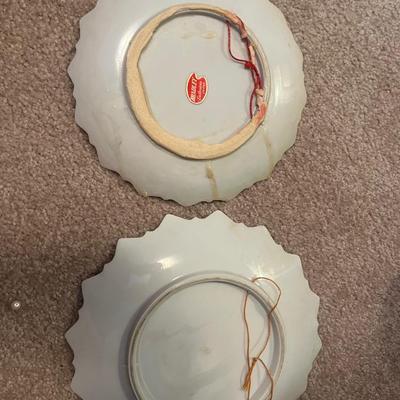 Porcelain plates