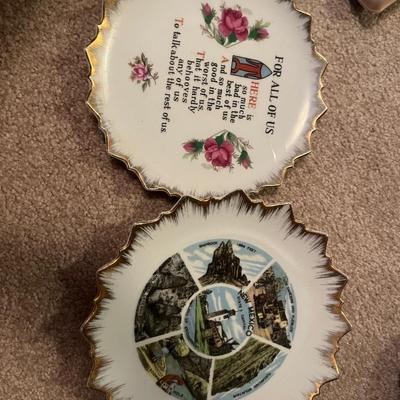 Porcelain plates