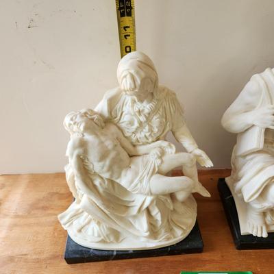 2 Made in Italy Sculptor G. Ruggeri Moses Madonna Pieta