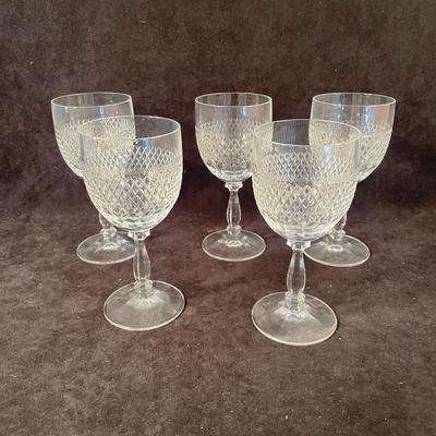 Lot 99 Crystal Wine Glasses