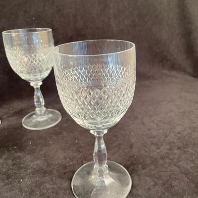 Lot 99 Crystal Wine Glasses