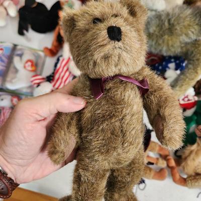 Large Plush Animal Lot , Ty Beanie Babies, J.B. Bean ,