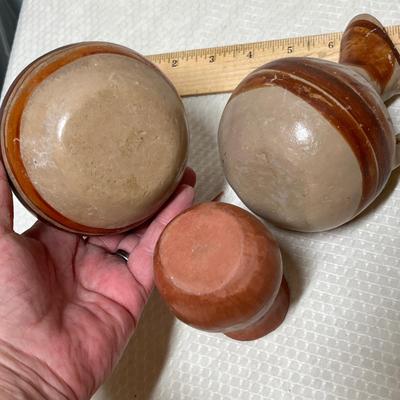 Lot 427 Three tribal pottery pieces