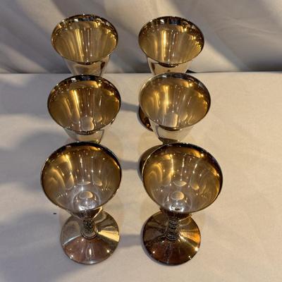 Silver Plated Grapevine Goblets, Decanter Coasters, and Condiment Holder (K-DZ)