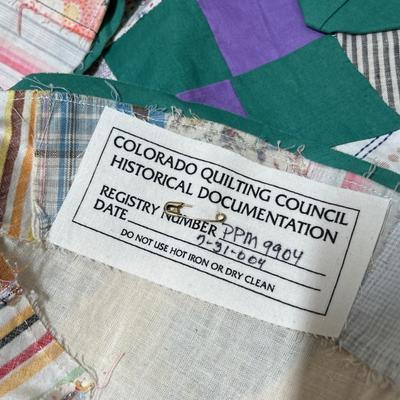 Lot 441 Wedding Ring quilt