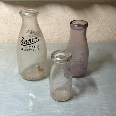 Lot 446 Colorado Milk Bottles