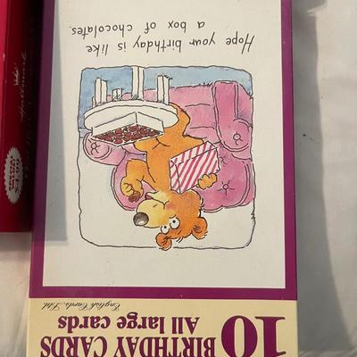 Assorted cards