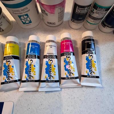 Golden, Daniel Smith Acrylics and More (2R-BB)