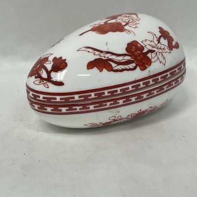 Egg-Shaped Trinket Box