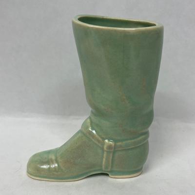 Ceramic Boot-Shaped Vase