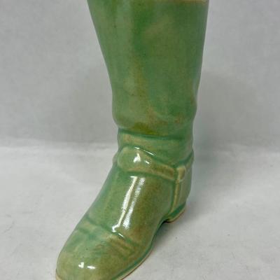 Ceramic Boot-Shaped Vase