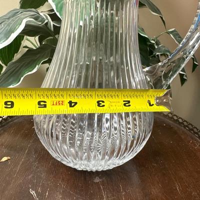 Crystal pitcher